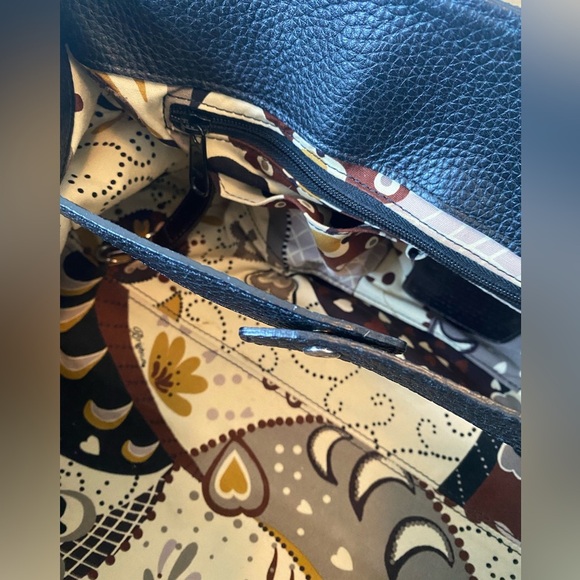 Brighton Croc and Pebbled Leather Satchel Style Handbag - Picture 12 of 13